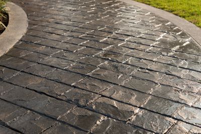 Color-Stamped Concrete