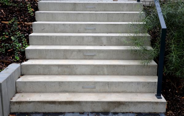Poured Step Installation in Elk Grove