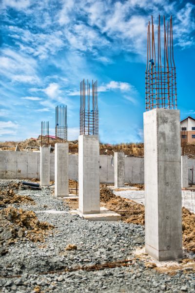 Concrete Footer Pouring in Elk Grove
