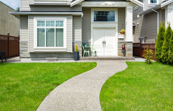 Concrete Path Construction in Elk Grove