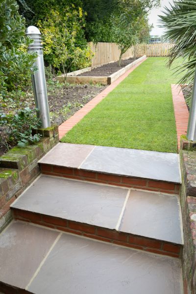 Backyard Steps Installation in Elk Grove