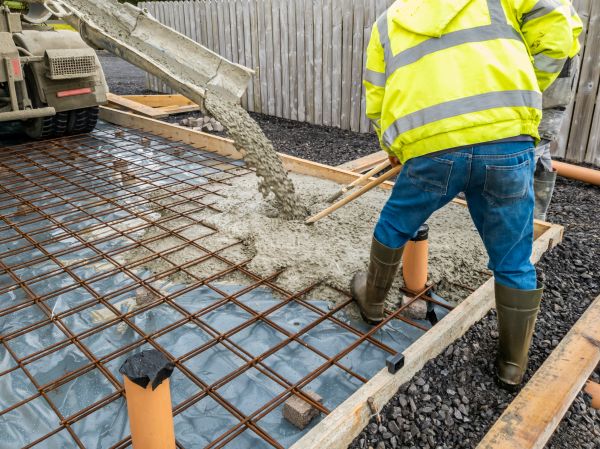 Basement Slab Pouring in Elk Grove